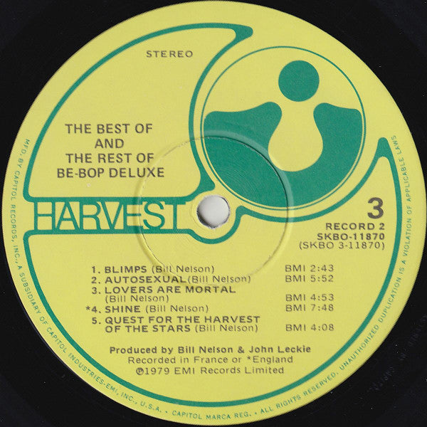 The Best Of And The Rest Of Be Bop Deluxe