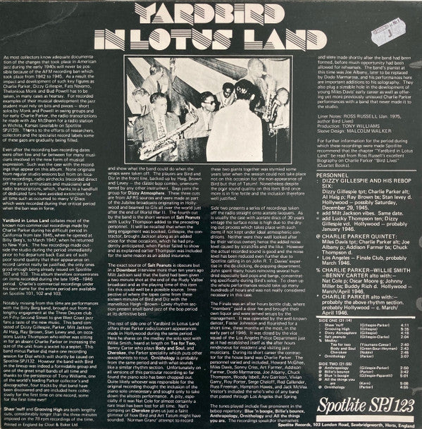Yardbird In Lotus Land