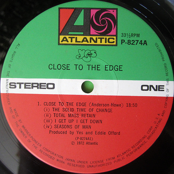 Close To The Edge = 危機