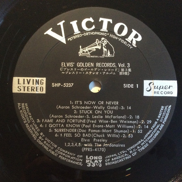 Elvis' Golden Records, Vol. 3