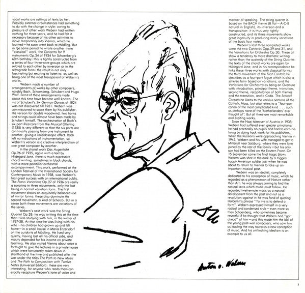 The Complete Works Of Anton Webern, Volume 1 (Op. 1-31)