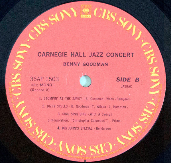 The Famous 1938 Carnegie Hall Jazz Concert