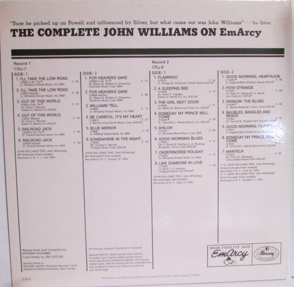 The Complete John Williams On EmArcy