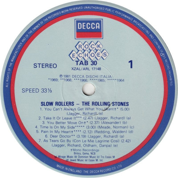 Slow Rollers