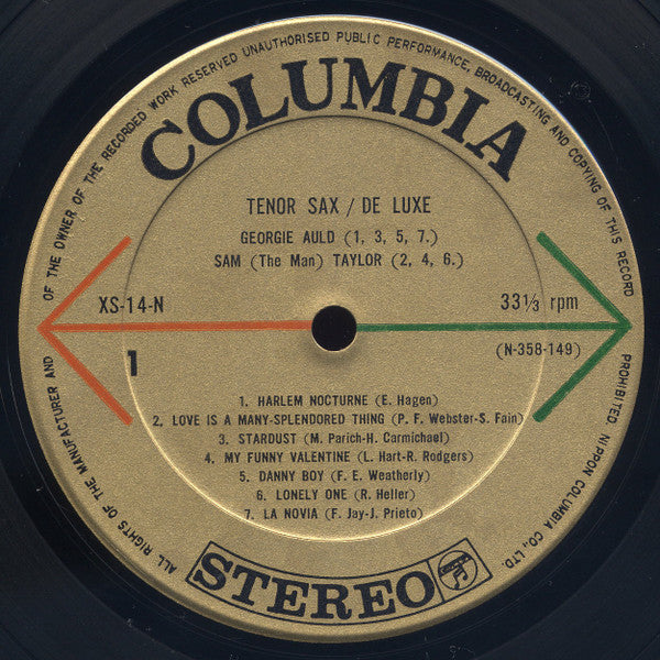 Tenor Sax / De Luxe
