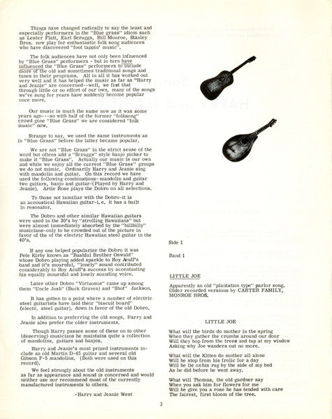 Songs Of The Southland