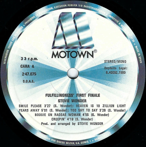 Fulfillingness' First Finale