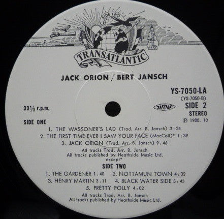 Jack Orion = ジャック・オライオン