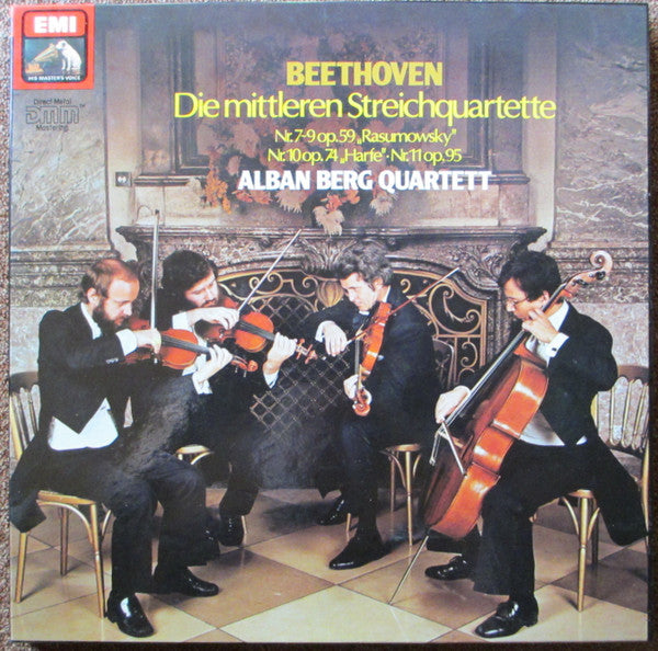 Die Mittleren Streichquartette Nr. 7 - 9 Op. 59 "Rasumovsky" • Nr. 10 Op. 74 "Harfe" • Nr. 11 Op. 95