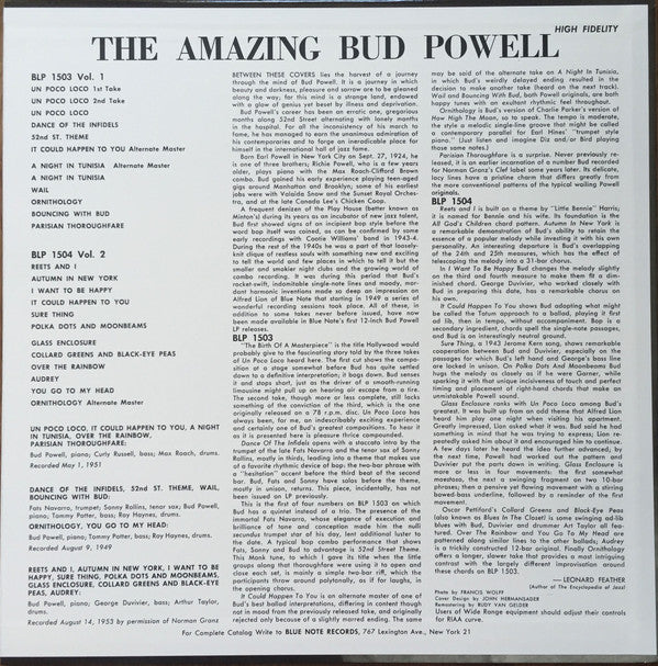 The Amazing Bud Powell, Volume 2