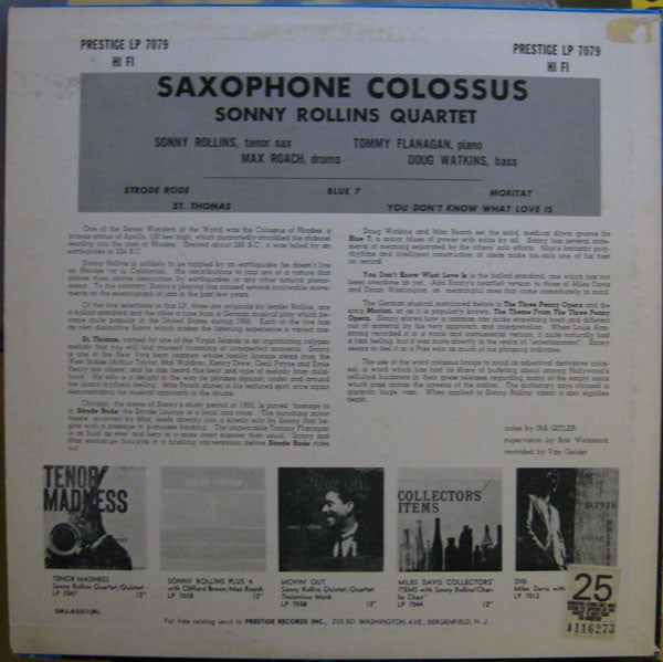 Saxophone Colossus