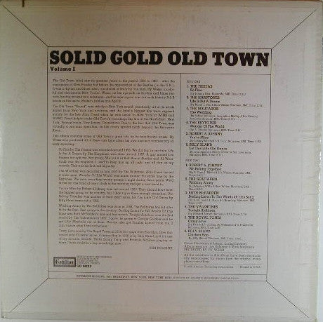 Solid Gold Old Town. Volume 1
