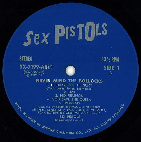 Never Mind The Bollocks Here's The Sex Pistols = 勝手にしやがれ