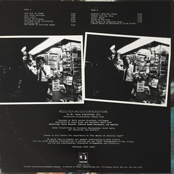 Release: The Heart Of Saturday Night-Vinyl-US-1974-7E-1015-10040390