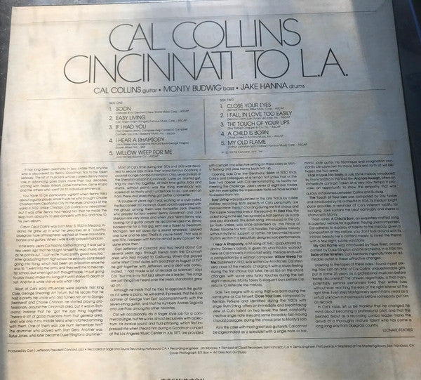 Cincinnati To L.A.