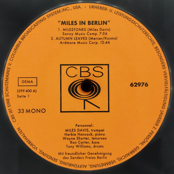 Miles In Berlin