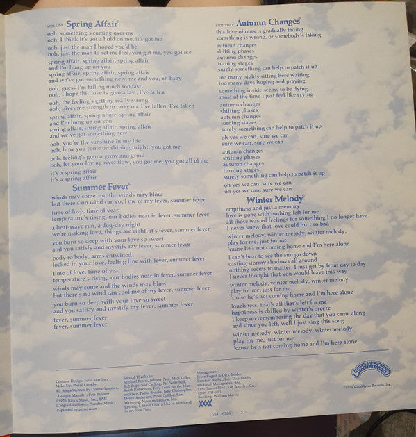 Four Seasons Of Love