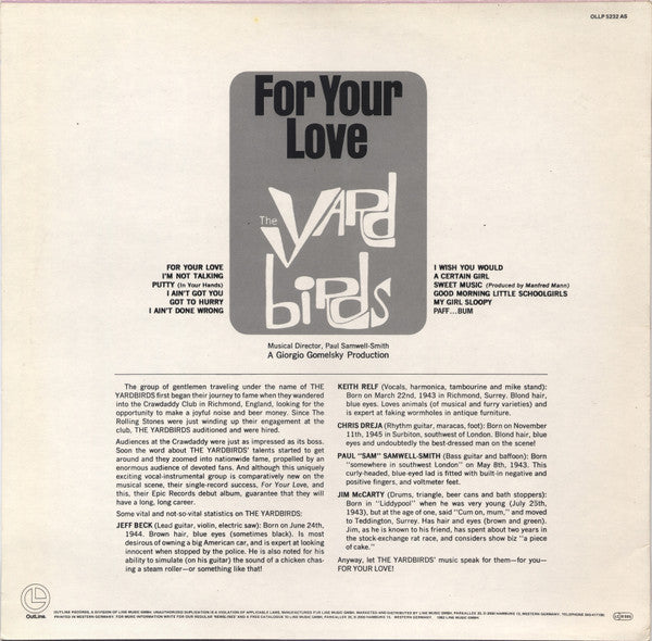 For Your Love