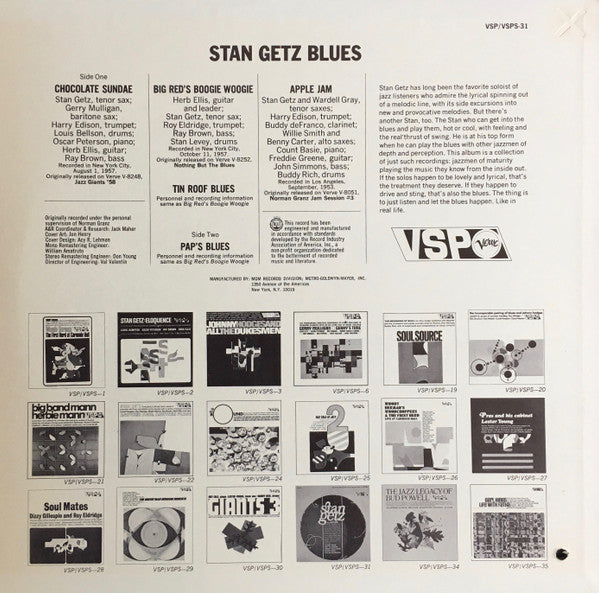 Stan Getz Blues
