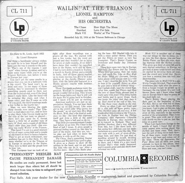 Wailin' At The Trianon