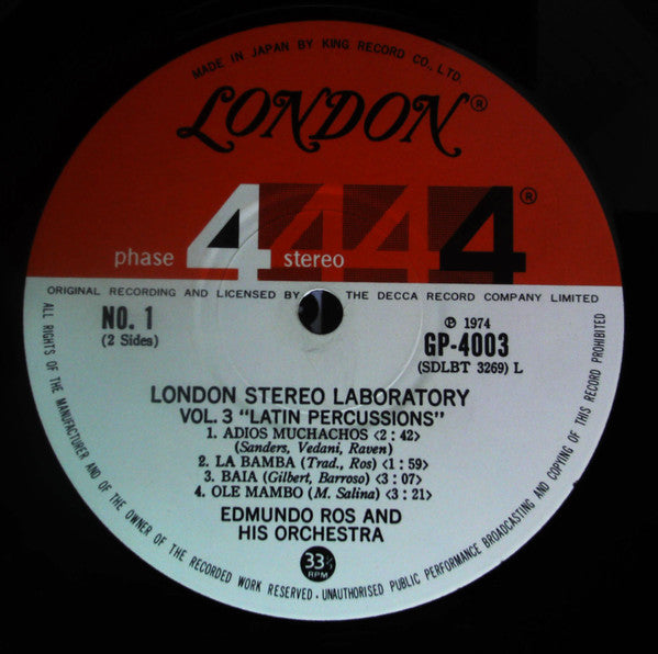 London Stereo Laboratory, Vol. 3 - Latin Percussions