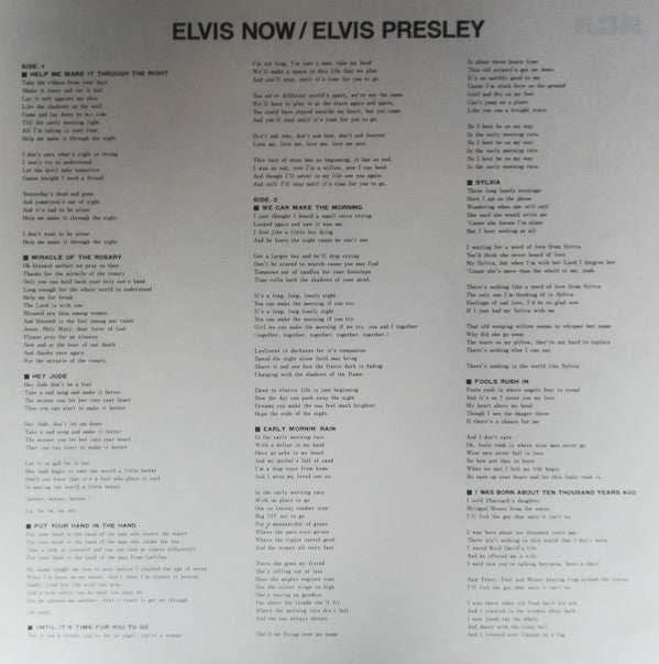 Elvis Now