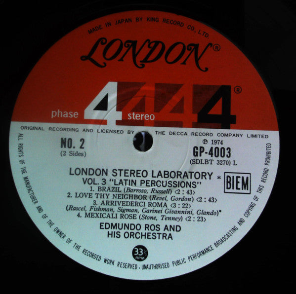 London Stereo Laboratory, Vol. 3 - Latin Percussions