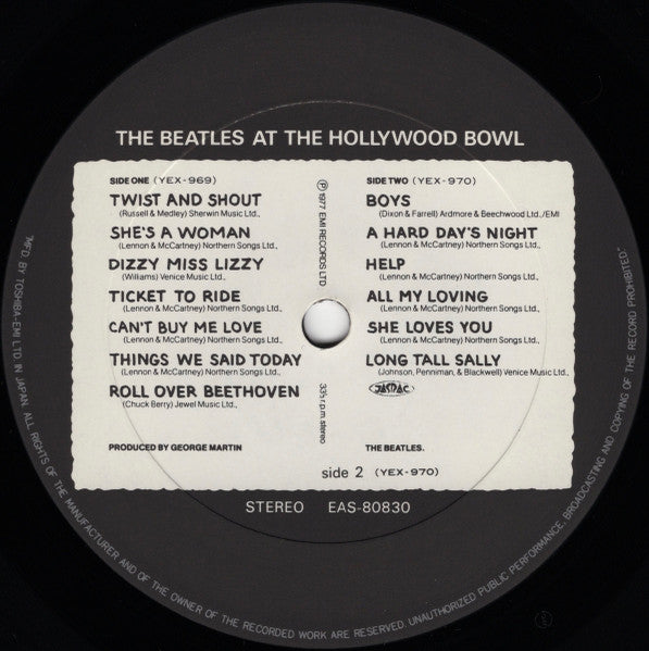 The Beatles At The Hollywood Bowl = ザ・ビートルズ・スーパー・ライヴ!(アット・ハリウッド・ボウル)