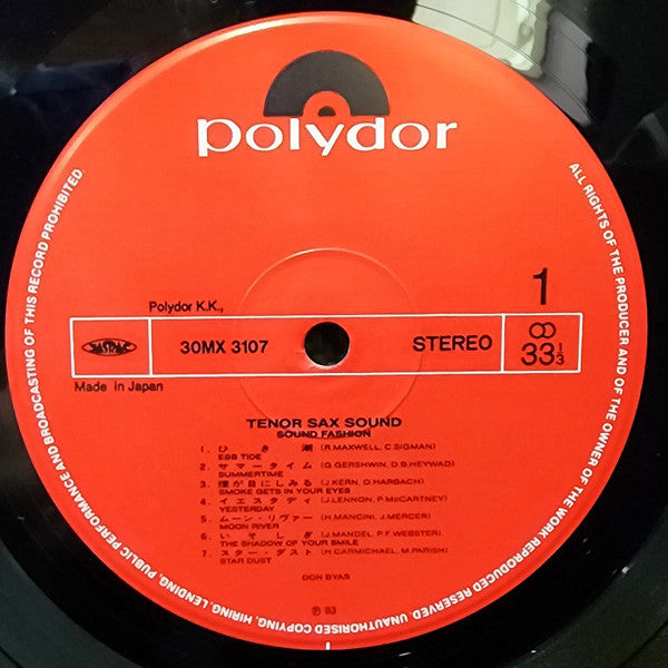Tenor Sax Sound