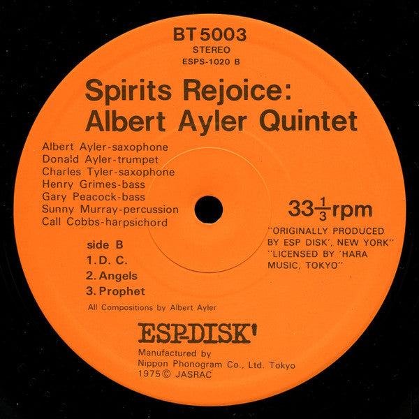 Spirits Rejoice