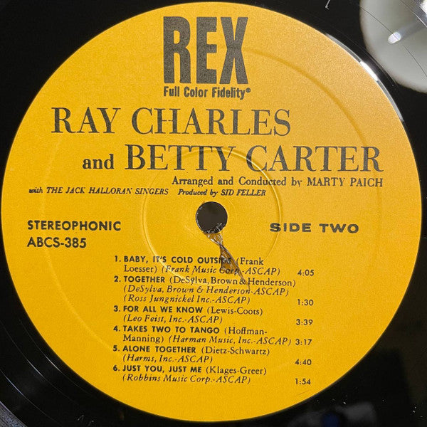 Ray Charles And Betty Carter With The Jack Halloran Singers