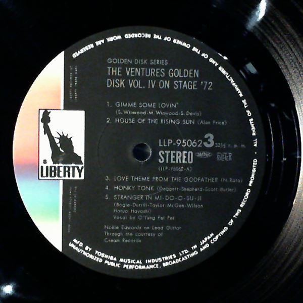 Ventures On Stage '72 - Golden Disk Vol. 4