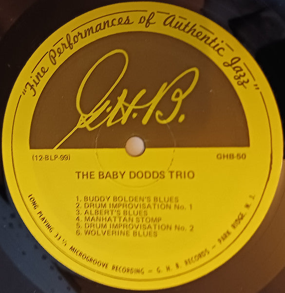 Baby Dodds Trio / Jazz À La Creole