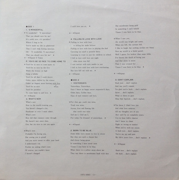 Helen Merrill = ユード・ビー・ソー・ナイス