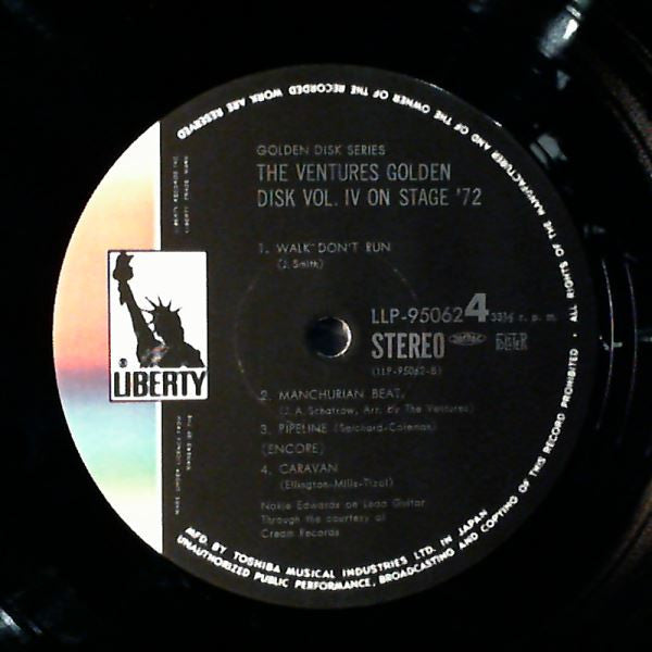 Ventures On Stage '72 - Golden Disk Vol. 4