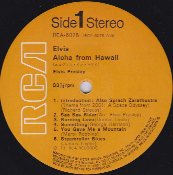 Aloha From Hawaii Via Satellite