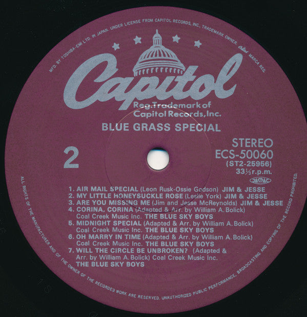 Blue Grass Special