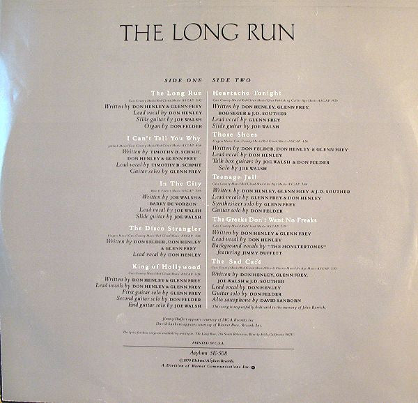 The Long Run