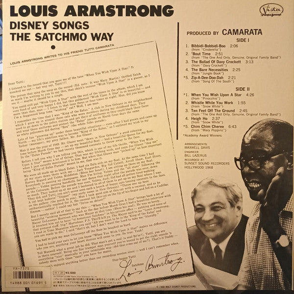 Disney Songs The Satchmo Way