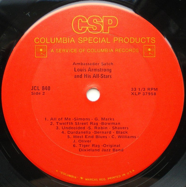 European Concert Recordings By Ambassador Satch