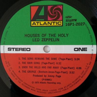Houses Of The Holy