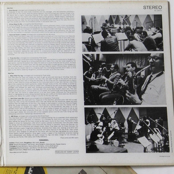 Presenting Thad Jones • Mel Lewis & "The Jazz Orchestra"