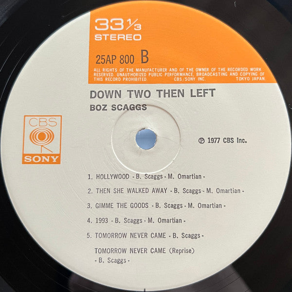 Down Two Then Left = ダウン・トゥー・ゼン・レフト