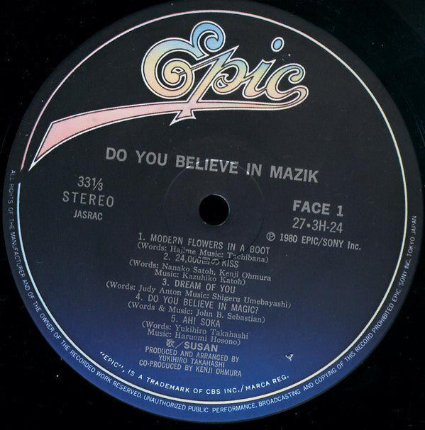 Do You Believe In Mazik = 魔法を信じるかい?