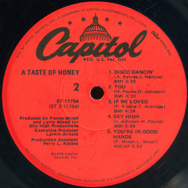 A Taste Of Honey