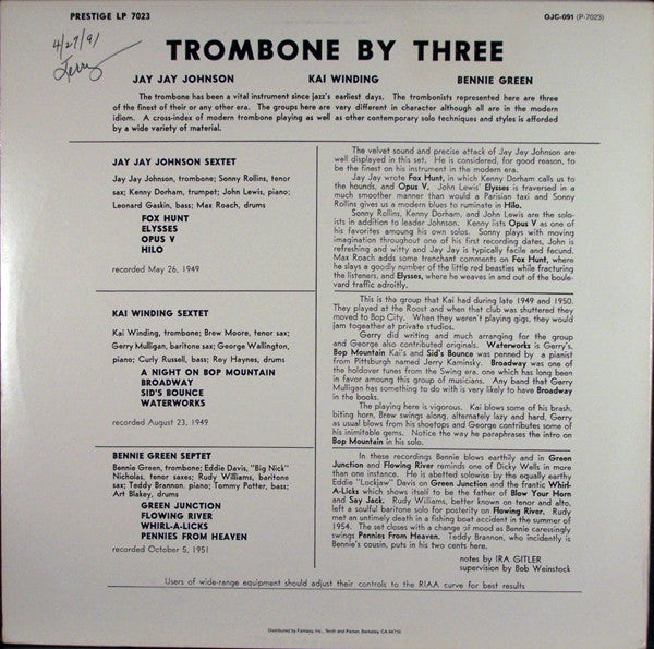 Trombone By Three