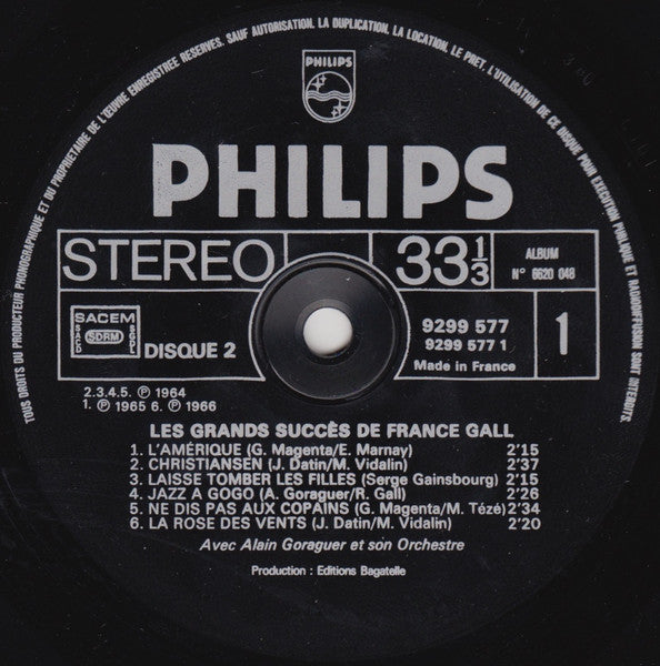Les Grands Succès De France Gall