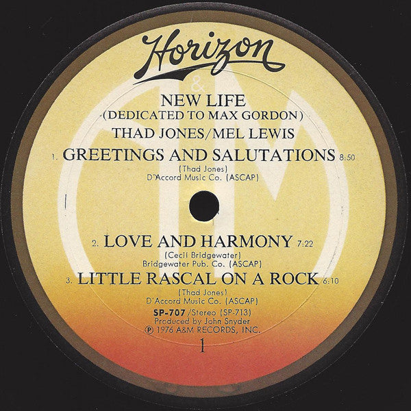 New Life (Dedicated To Max Gordon)