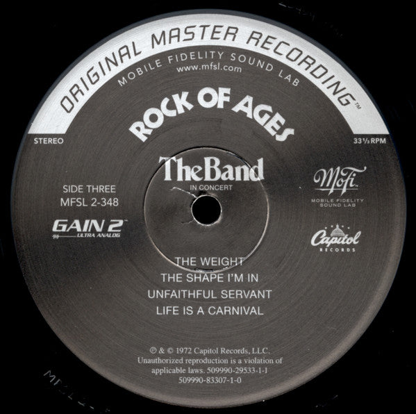 Rock Of Ages (The Band In Concert)