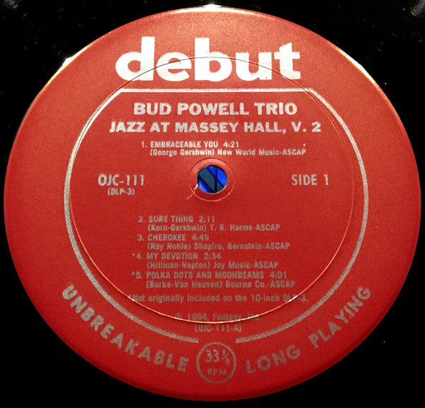Jazz At Massey Hall Volume Two